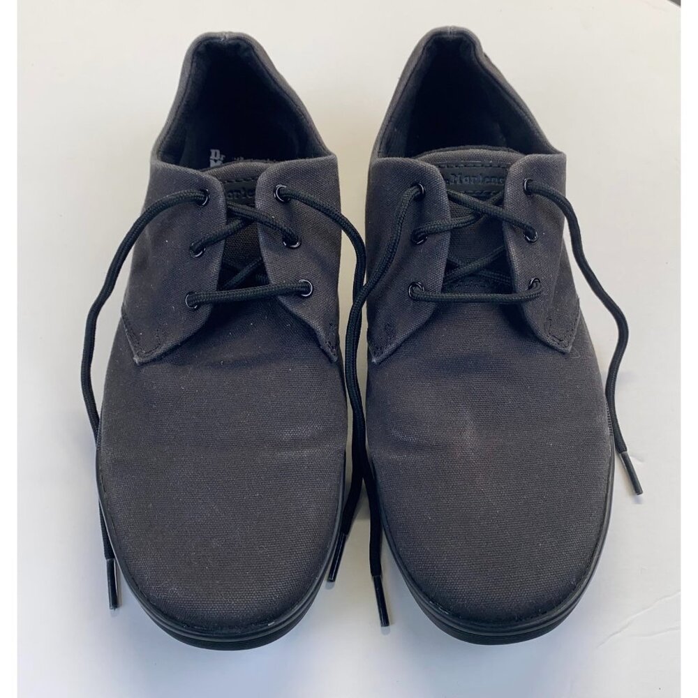 Dr Martens Cairo Lo Canvas Shoes Men's Size 9M/10L SoftWair Fabric Oxfords Black
